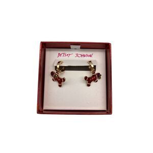 Betsey Johnson Gingerbread Earrings